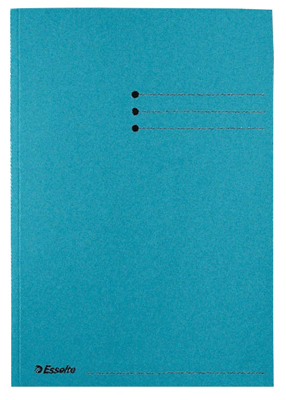 Esselte dossiermap blauw, karton van 180 g/m², pak van 100 stuks