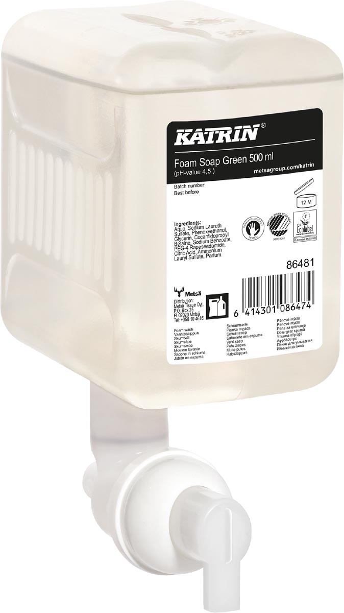 Katrin schuimzeep Fresh 86481, flacon van 500 ml
