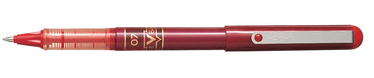 Pilot liquid-ink roller Vball 07, rood