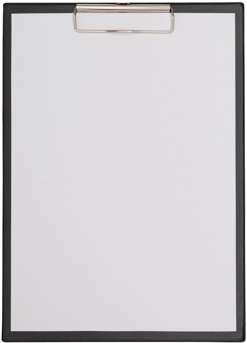 MAUL klemplaat Poly, PP folie, A4 staand, zwart
