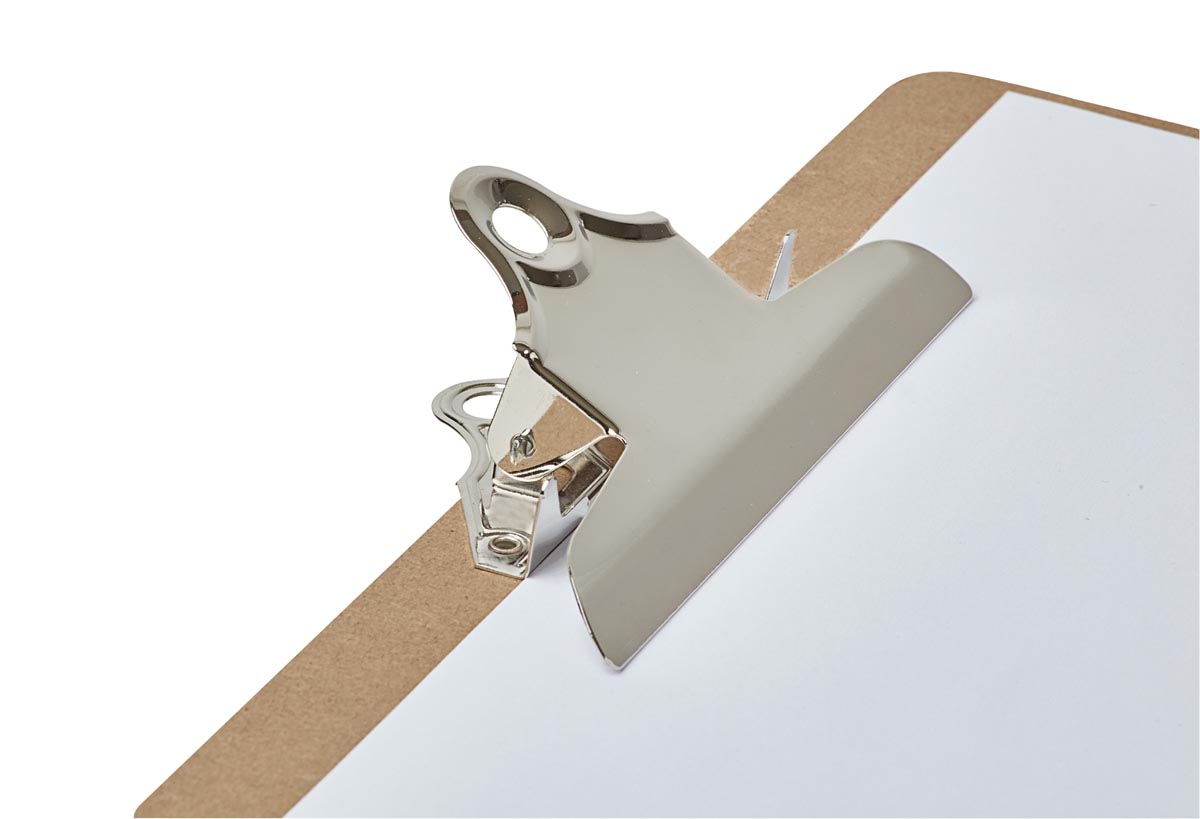 MAUL klemplaat Classic, hardboard karton, A4 liggend, bruin