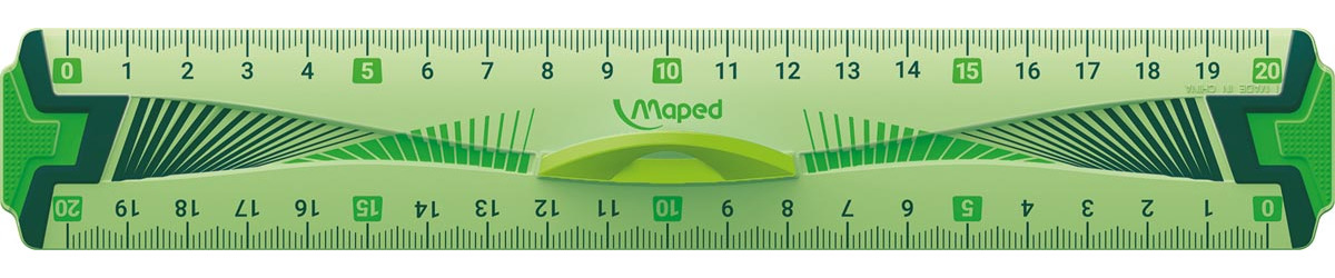 Maped decimeterlat Flex dubbele decimeter, 20 cm