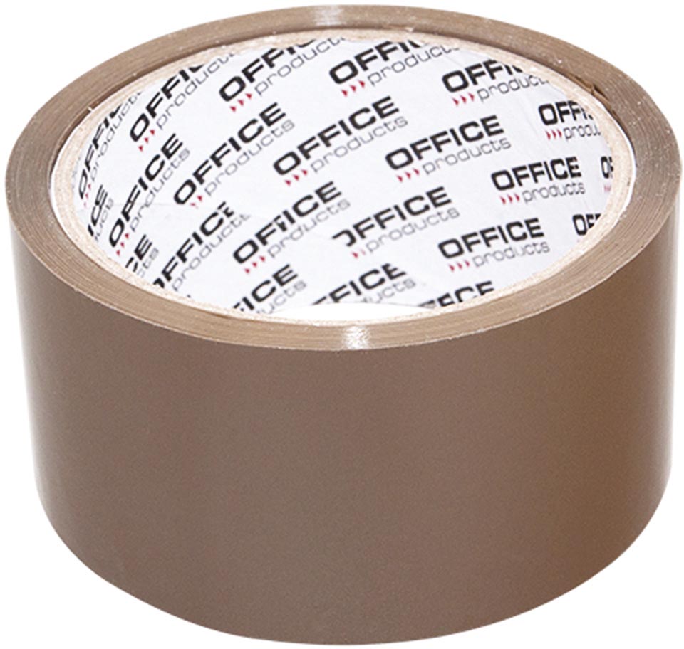 Office Products verpakkingstape acrylaatkleefstof bruin 48 mm x 46 m