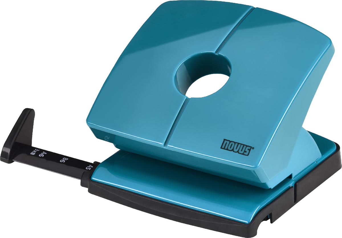 Novus perforator Color ID 2.0 B220 2-gaats blauw Bright Petrol 155x125x65 mm