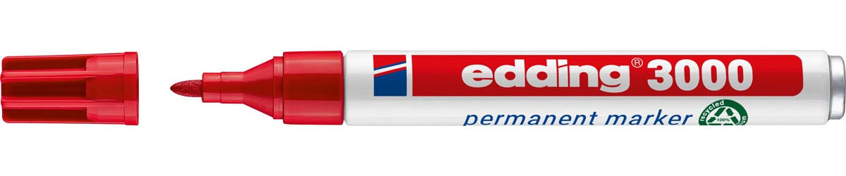 Edding permanent marker 3000 rood