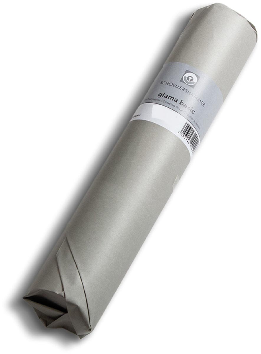 Schoellershammer Glama Basic schetspapier, 60 g/m², rol van 0,33 x 50 m