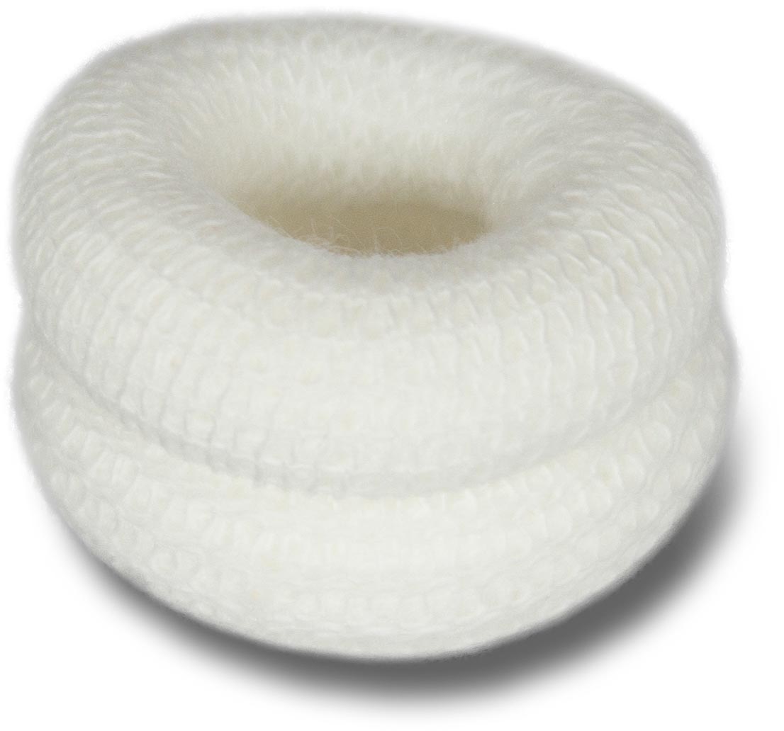 Fixfirst vingerbobs, textiel, wit, pak van 5 stuks