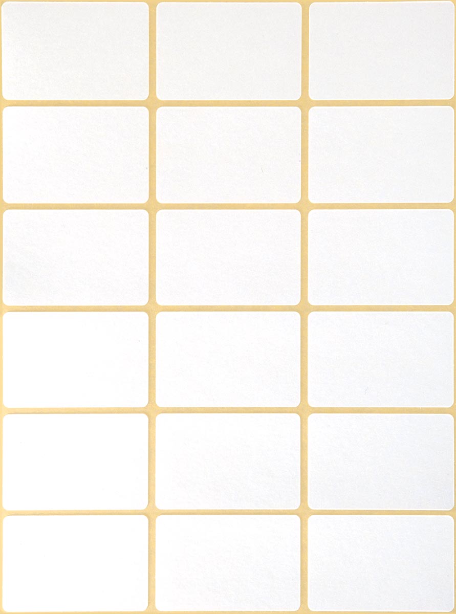 Avery Zweckform 3325 mini etiketten ft 38 x 24 mm (b x h), 522 etiketten, wit