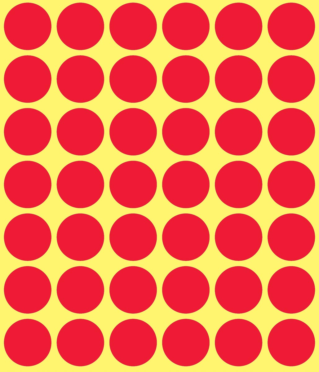 Avery Ronde etiketten diameter 18 mm, rood, 1.056 stuks