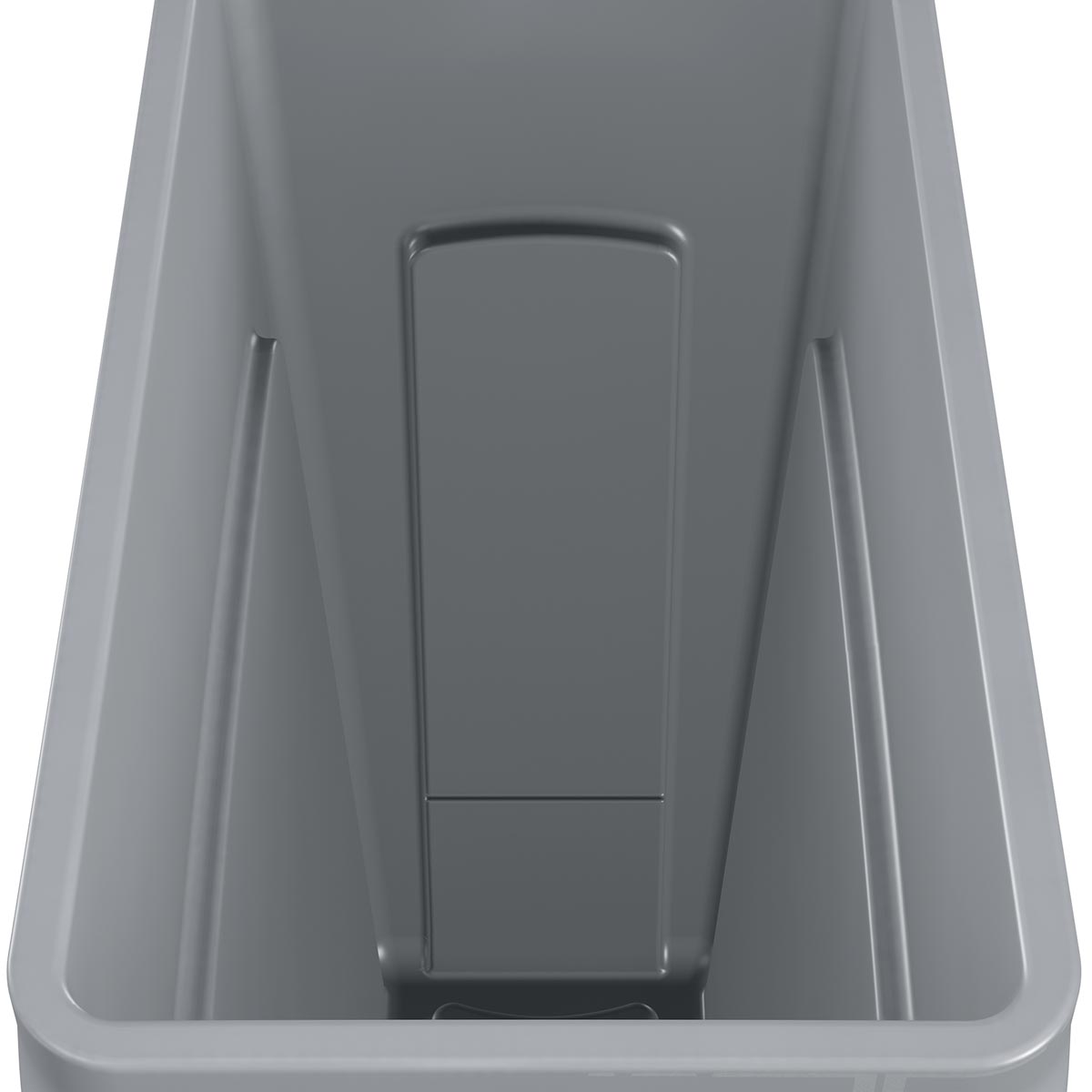 Rubbermaid afvalcontainer Slim Jim, 87 liter, grijs