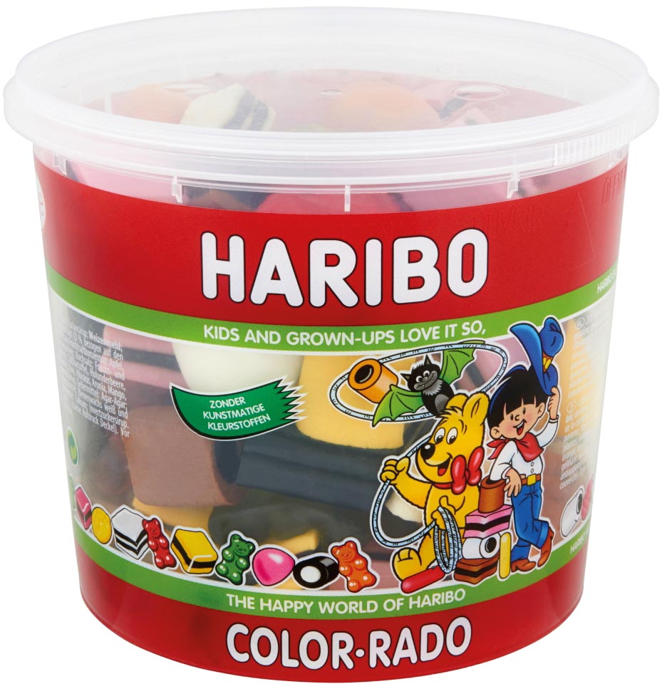 Haribo snoepgoed emmer Color-Rado 650 g