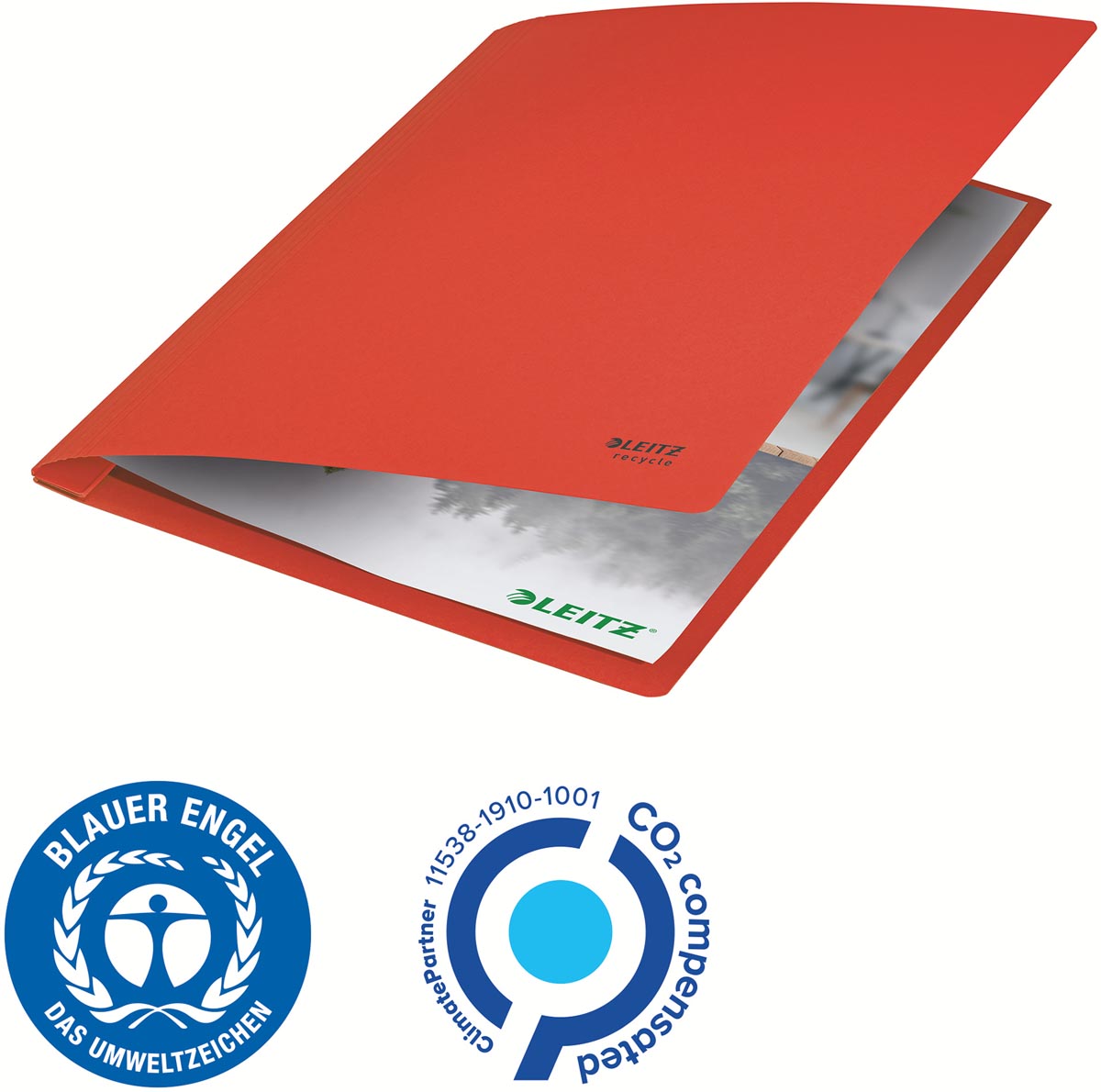 Leitz Recycle offertemap, uit karton, ft A4, rood