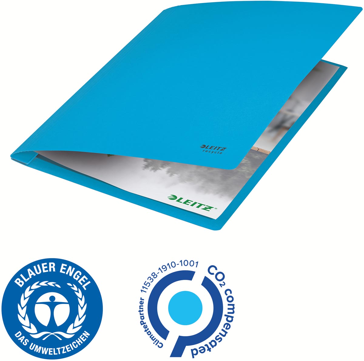 Leitz Recycle offertemap, uit karton, ft A4, blauw