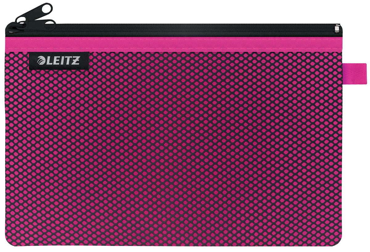 Leitz WOW Etui L nylon roze 220 x 150 x 10 mm 2 vakken