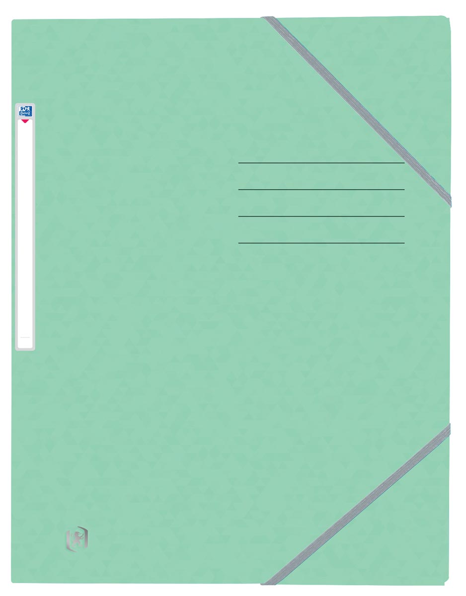 Oxford Top File+ elastomap, voor ft A4, pastelgroen