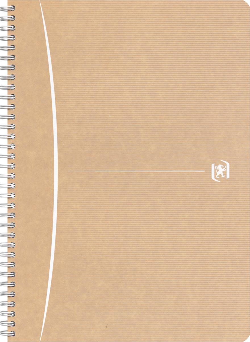 Oxford Touareg spiraalschrift, 180 bladzijden, ft A4, gelijnd, geassorteerde kleuren