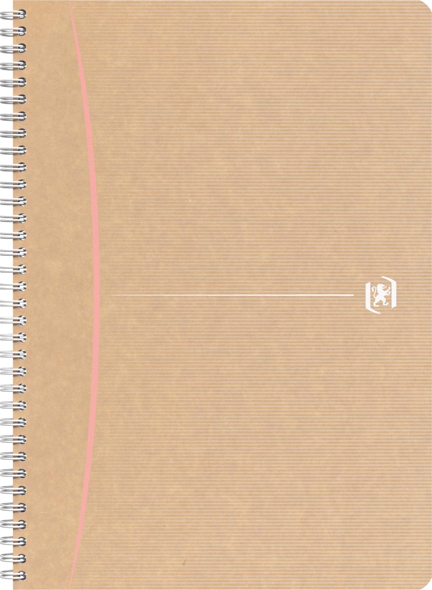 Oxford Touareg spiraalschrift, 180 bladzijden, ft A4, gelijnd, geassorteerde kleuren