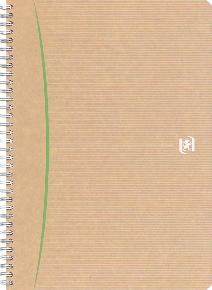 Oxford Touareg spiraalschrift, 180 bladzijden, ft A4, gelijnd, geassorteerde kleuren
