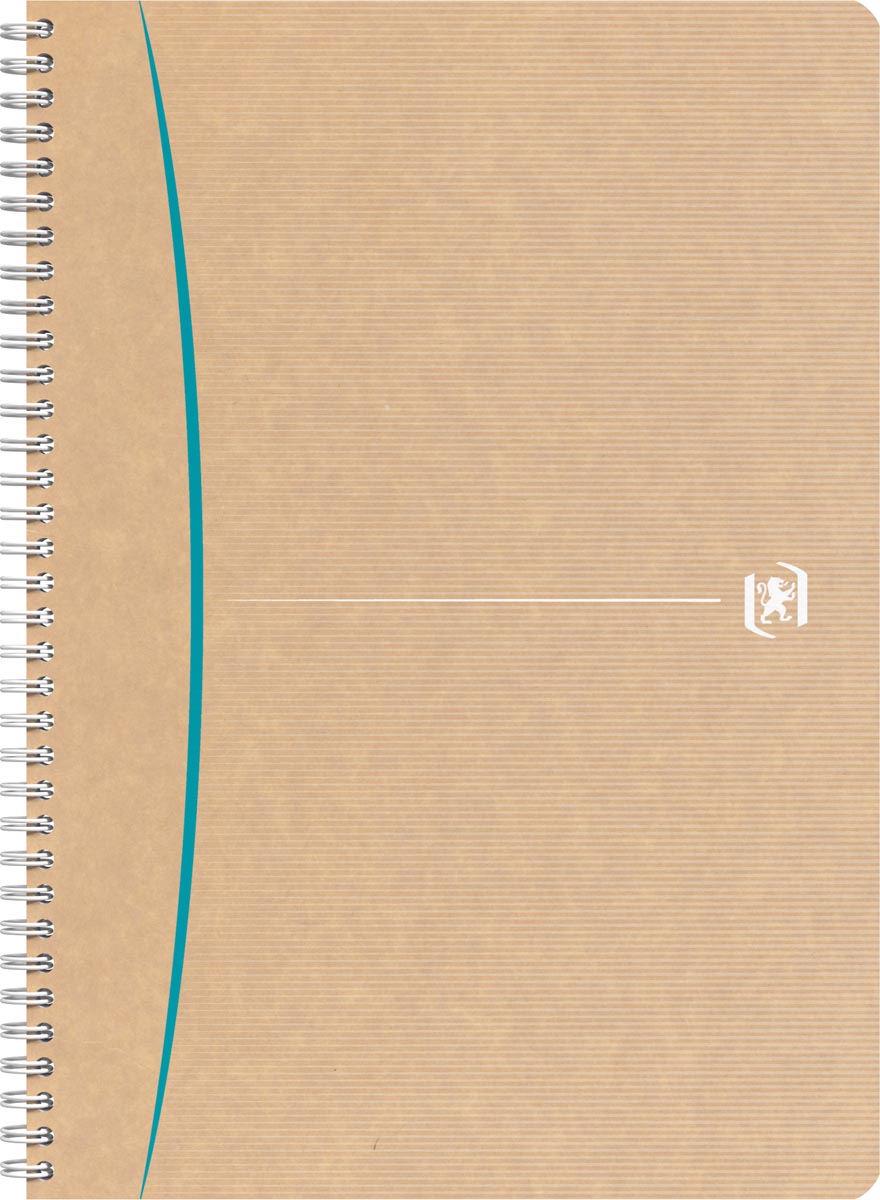 Oxford Touareg spiraalschrift, 180 bladzijden, ft A4, gelijnd, geassorteerde kleuren