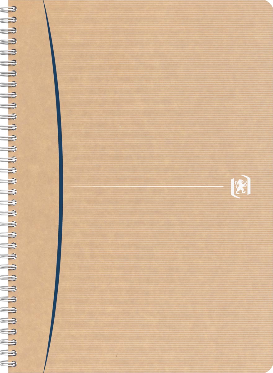 Oxford Touareg spiraalschrift, 180 bladzijden, ft A4, gelijnd, geassorteerde kleuren