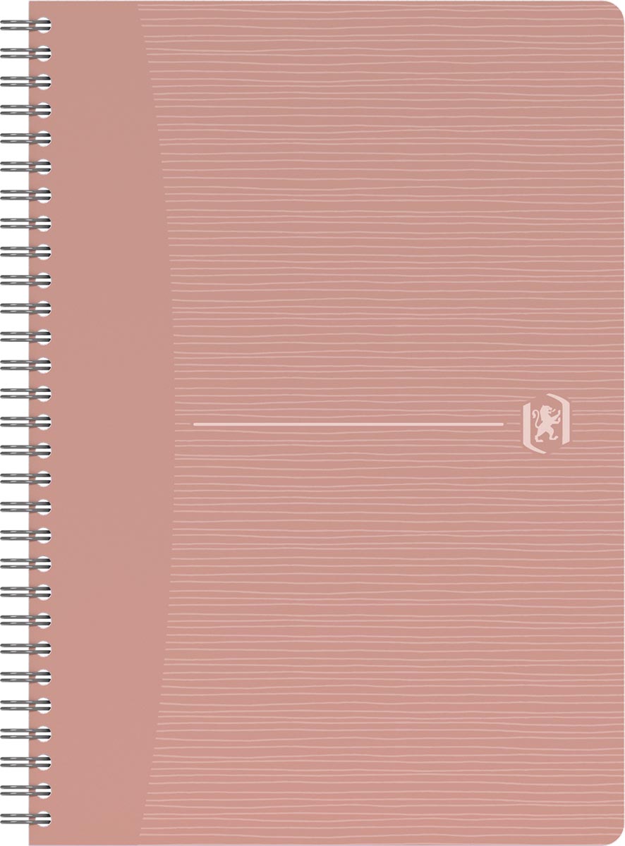 Oxford My Rec'up spiraalschrift, ft A5, 180 bladzijden, geruit 5 mm, geassorteerde kleuren
