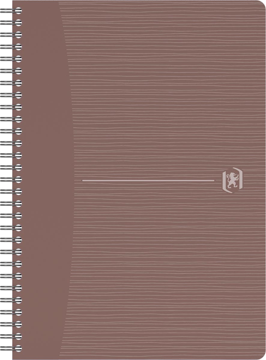 Oxford My Rec'up spiraalschrift, ft A5, 180 bladzijden, geruit 5 mm, geassorteerde kleuren