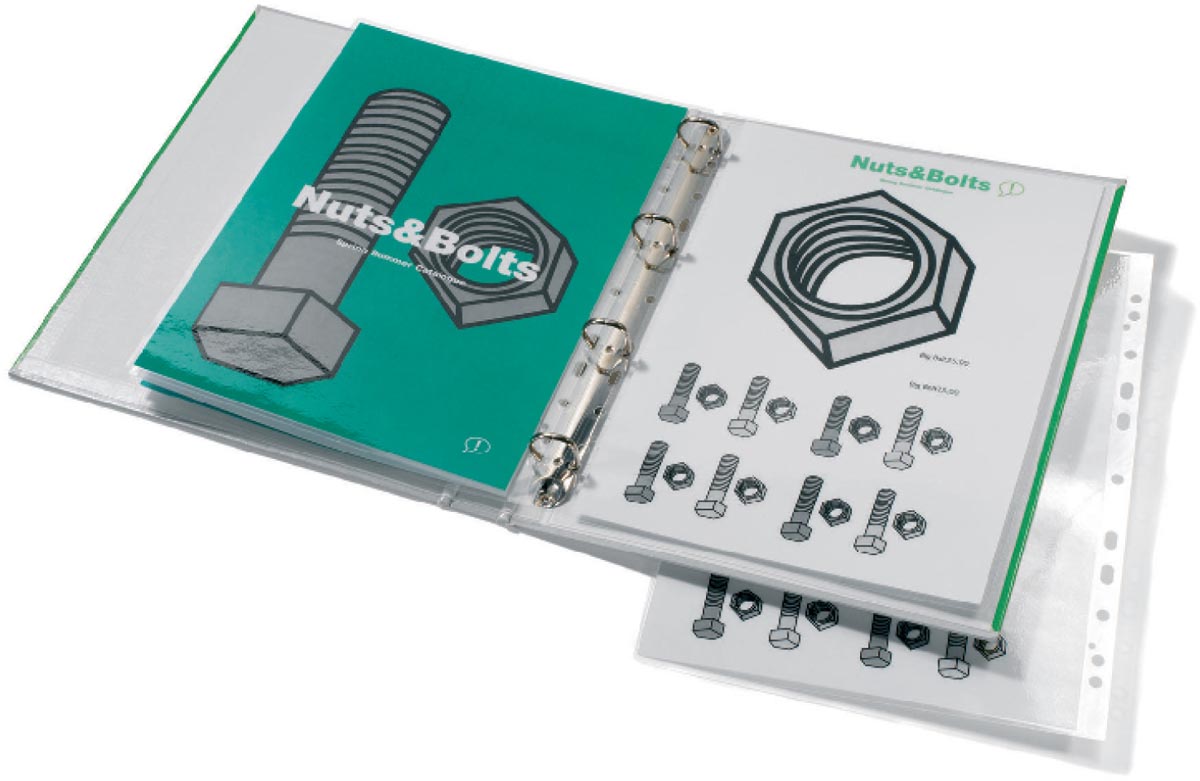 GBC Organise lamineerhoes ft A4, 150 micron (2 x 75 micron), geperforeerd, pak van 100 stuks