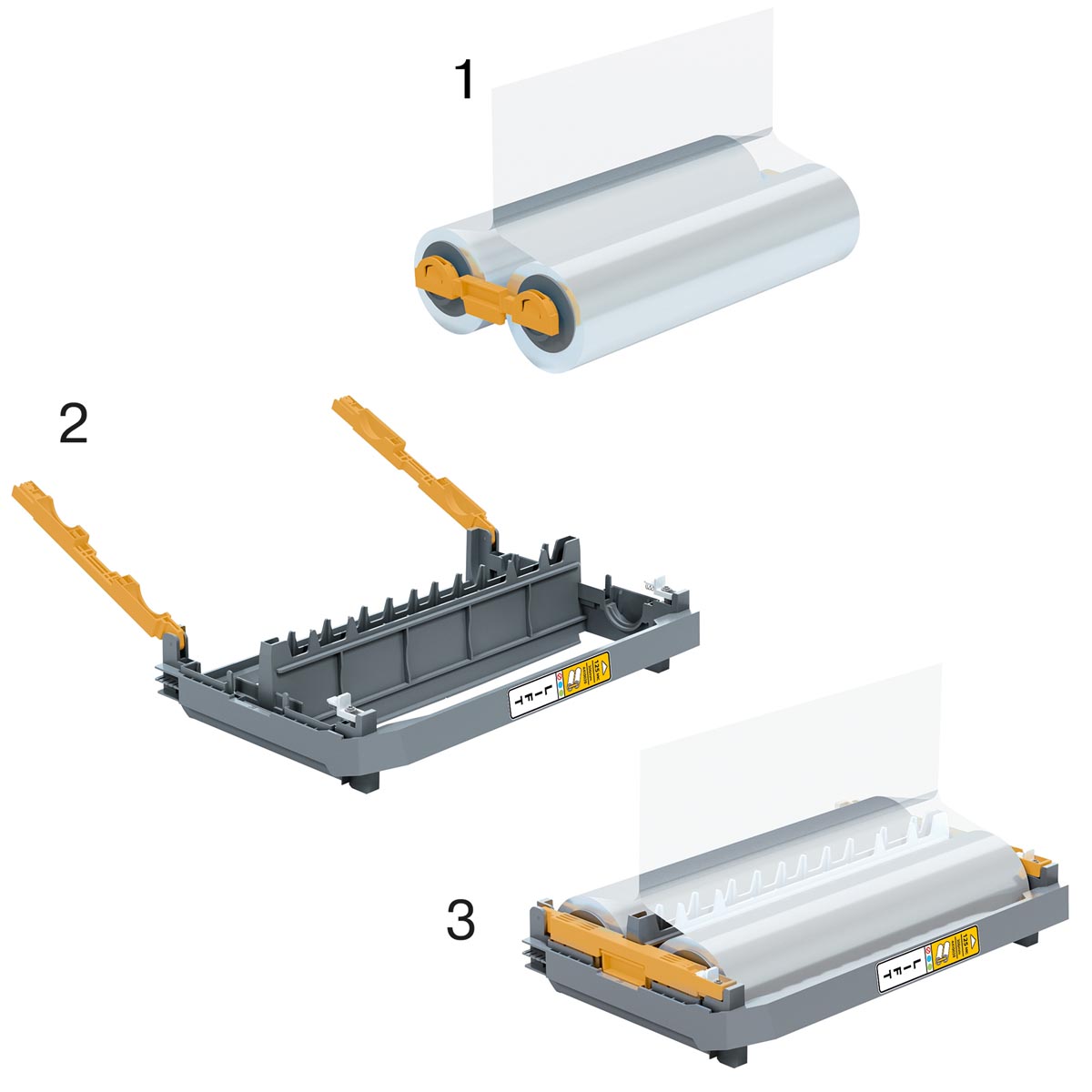 GBC hervulbare lamineerrol Foton 30, 125 micron, glanzend, maximaal 150 A4 documenten