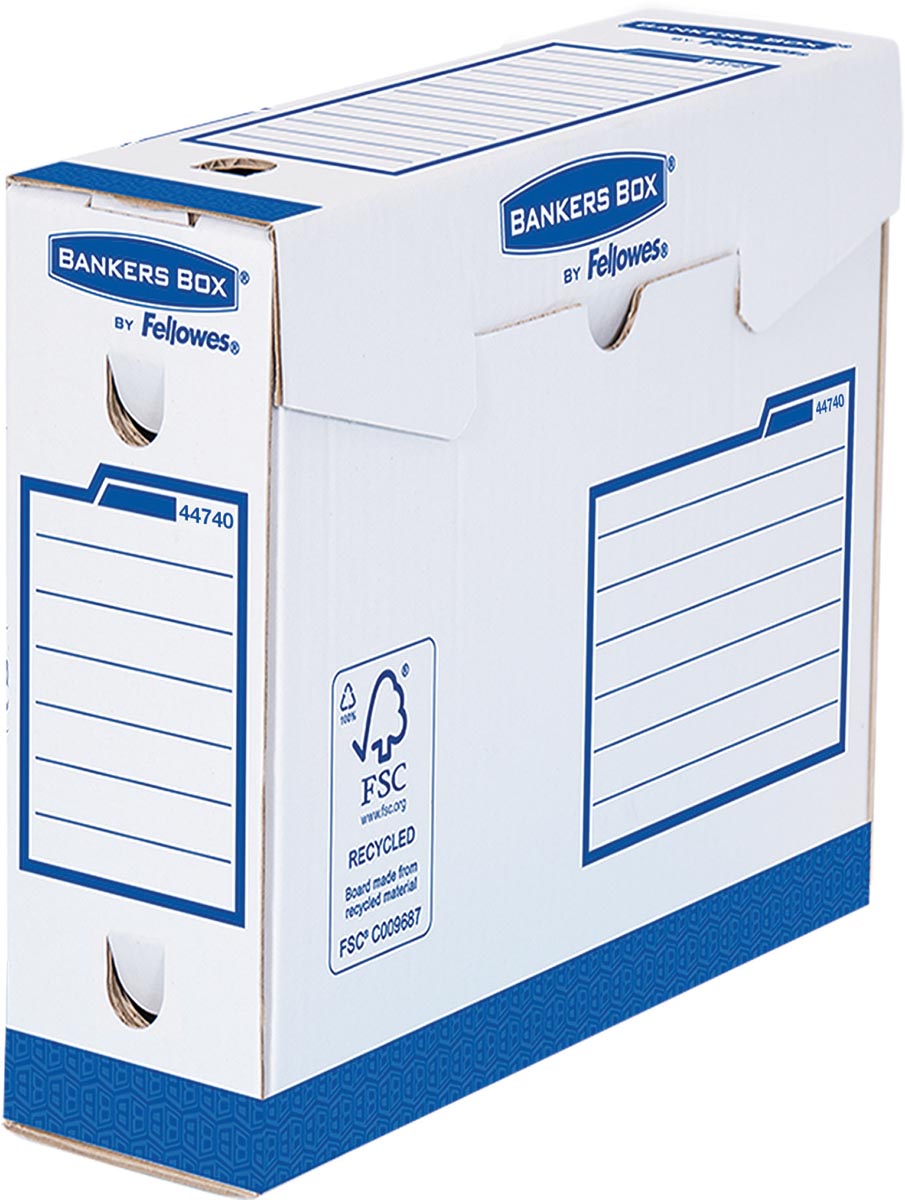 Bankers Box Basic archiefdoos Heavy Duty binnenft: 7,5 x 24,4 x 33 cm (b x h x d)