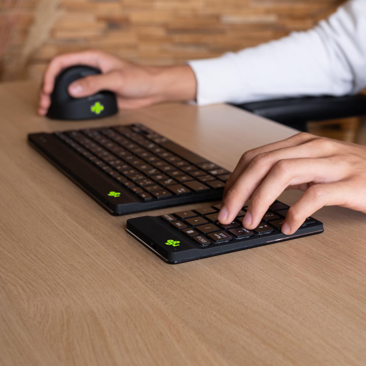 R-Go Numpad Break numeriek Bluetooth toetsenbord, zwart