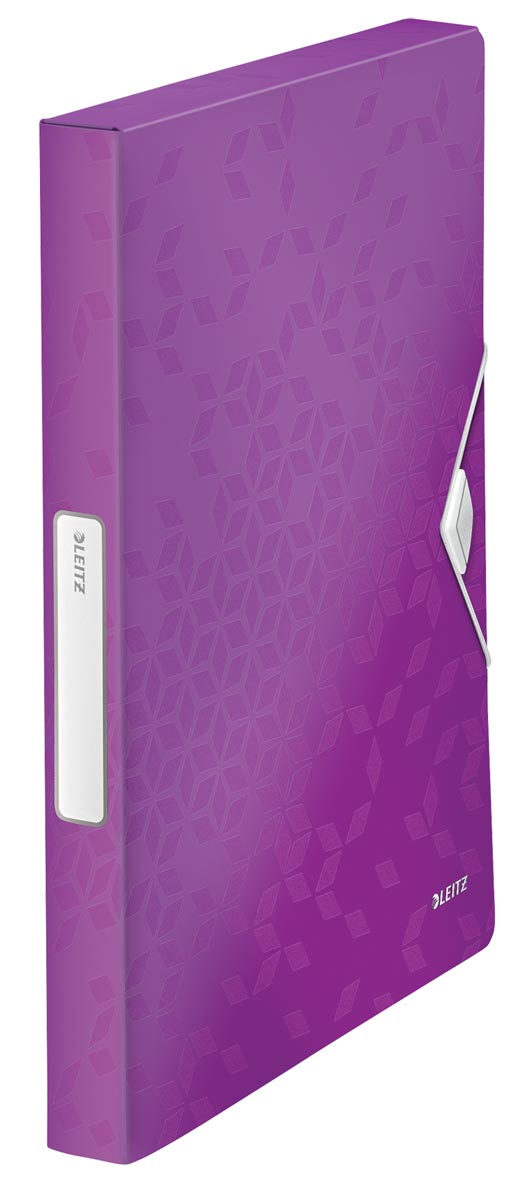 Leitz WOW elastobox ft A4, paars