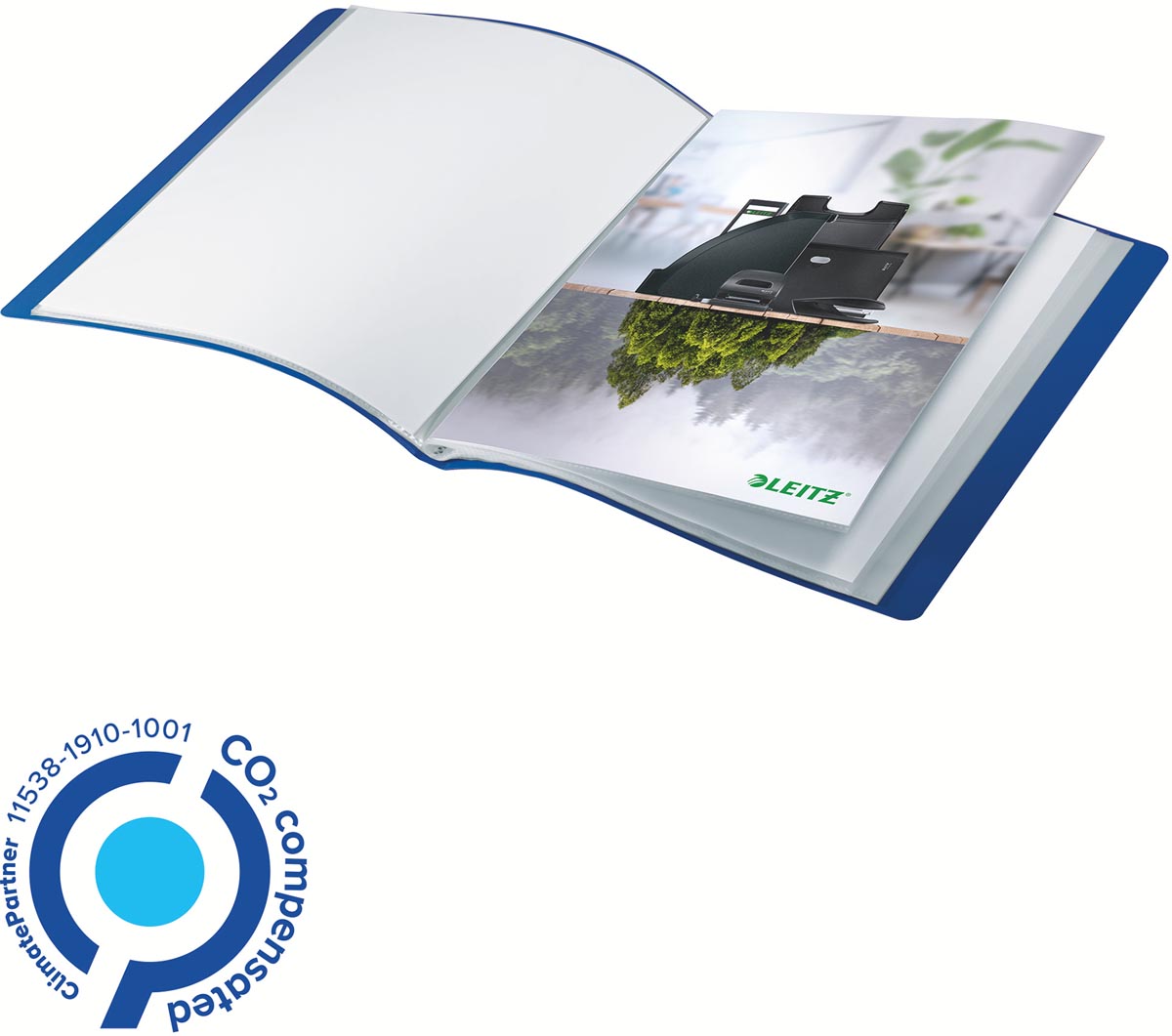 Leitz Recycle showalbum, ft A4, 40 hoezen, blauw