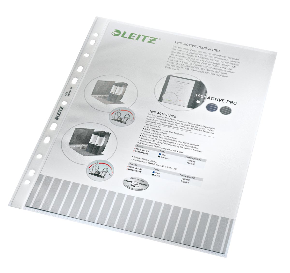Leitz Premium Showtas A4, 30% gerecycleerd plastic