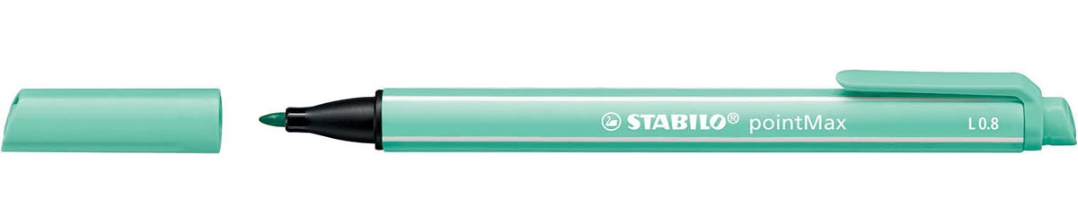 STABILO pointMax schrijfstift, 0,8 mm, etui van 4 stuks in geassorteerd fun kleuren