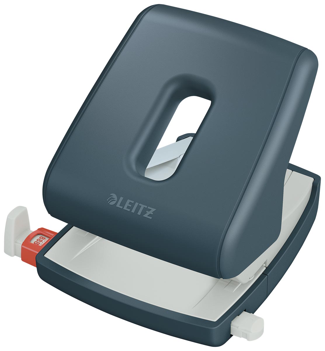 Leitz Cosy perforator grijs 2-gaats 75 x 135 x 140 mm