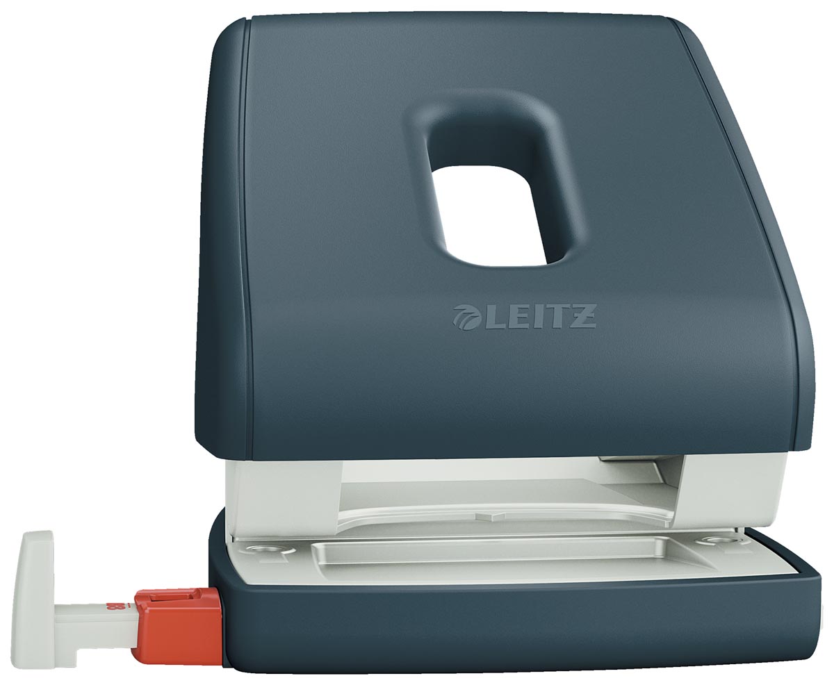 Leitz Cosy perforator grijs 2-gaats 75 x 135 x 140 mm