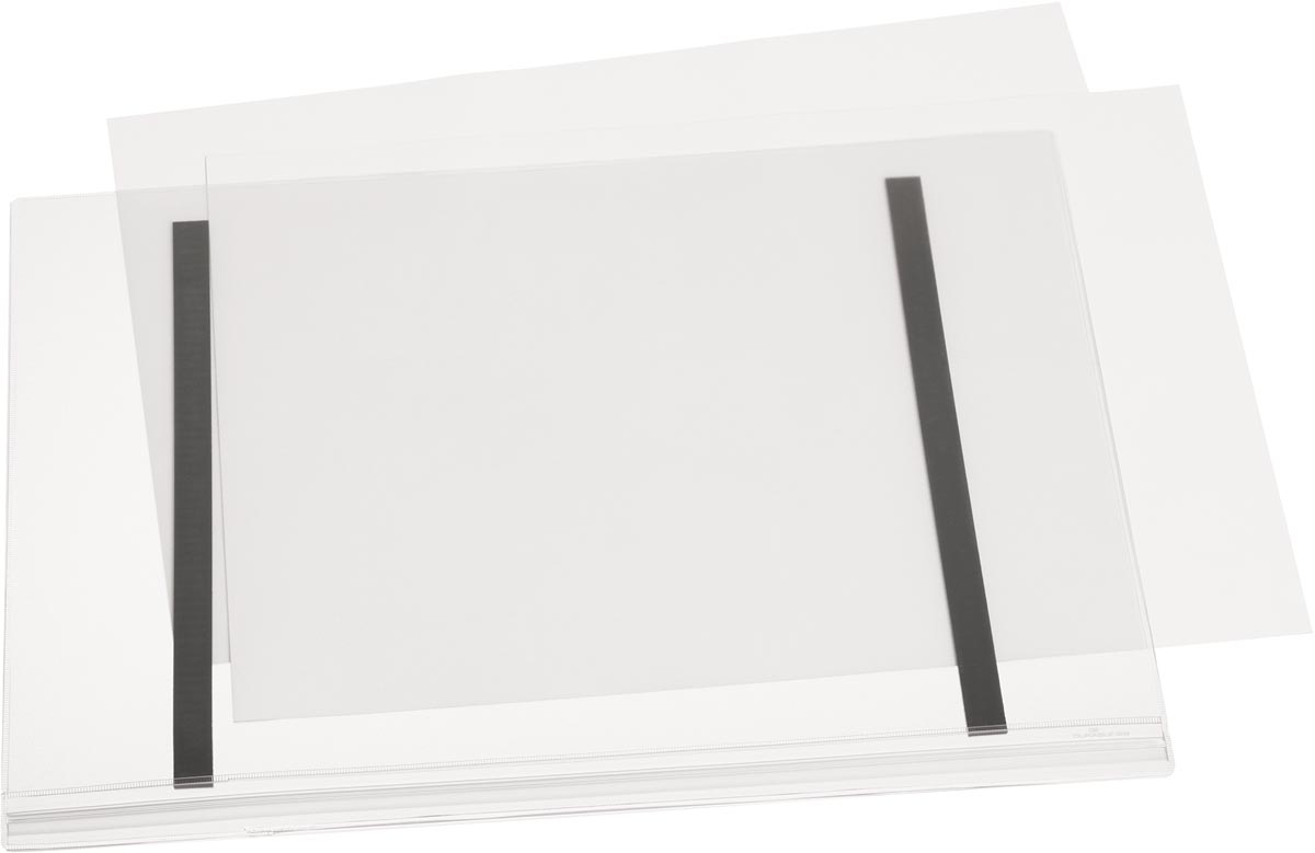 Durable waterbestendige magnetische hoes A3 transparant 5 stuks
