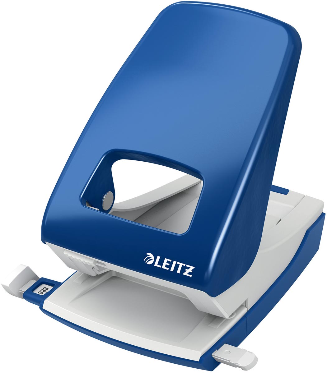 Leitz NeXXt 5138 perforator 2-gaats blauw kunststof en staal 163x144x77 mm