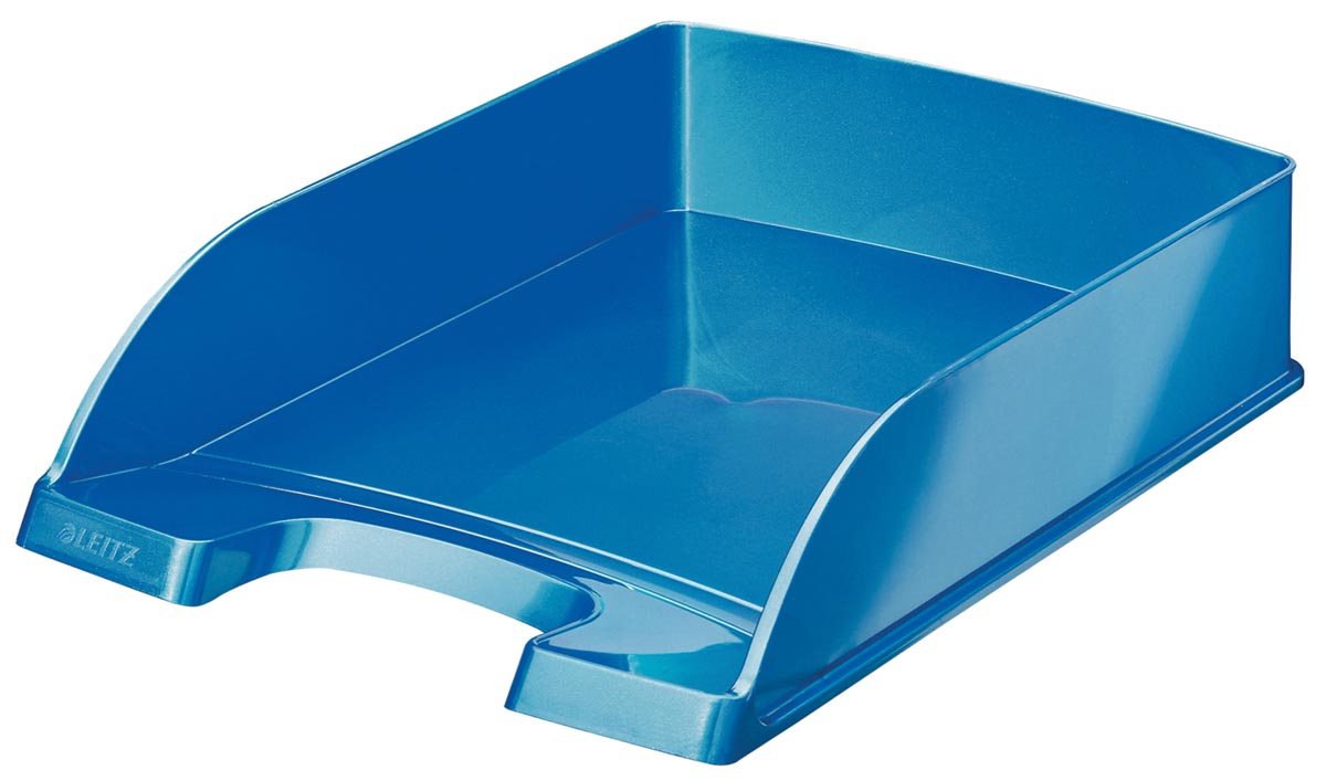 Leitz brievenbakje Plus 5226 polystyreen blauw 25.5 x 36 x 7 cm