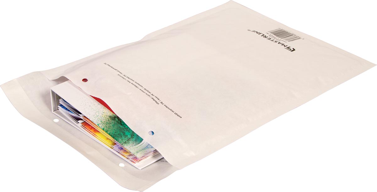 Cleverpack luchtkussenenveloppen, ft 230 x 340 mm, met stripsluiting, wit, pak van 10 stuks