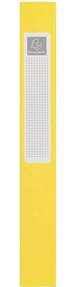 Exacompta Aquarel elastobox uit glanskarton, ft A4+, rug van 4 cm, met 3 kleppen, geassorteerde kleuren