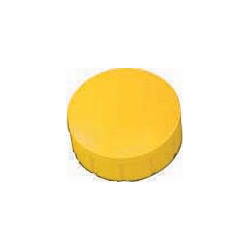 MAUL magneet Solid, 15 mm, trekkracht 150 gr, doos van 10 stuks, geel