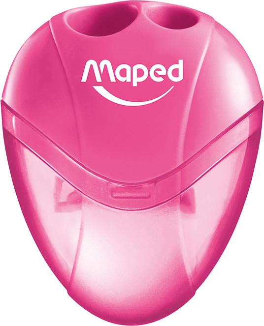 Maped potloodslijper igloo, 2 gaats, geassorteerde kleuren, blister van 1 stuk