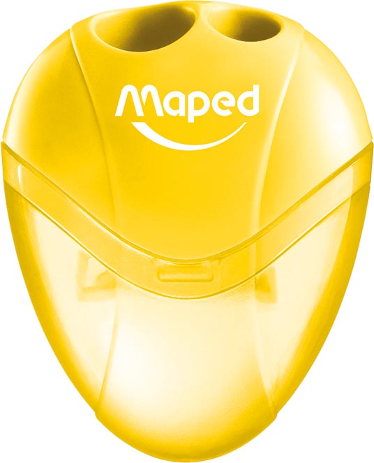 Maped potloodslijper igloo, 2 gaats, geassorteerde kleuren, blister van 1 stuk