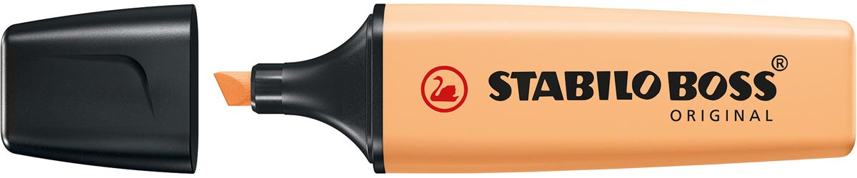 STABILO BOSS ORIGINAL Pastel markeerstift lichtoranje 2 mm punt