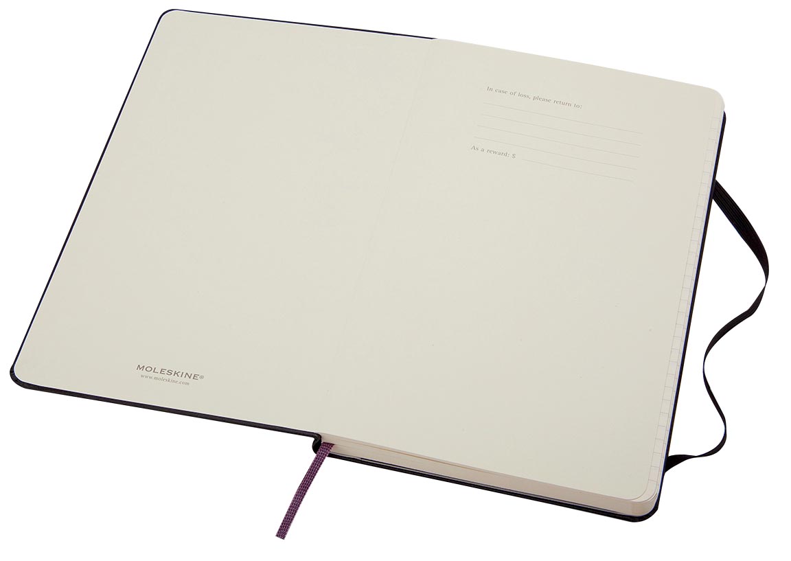 Moleskine notitieboek, ft 9 x 14 cm, gelijnd, harde cover, 192 bladzijden, zwart