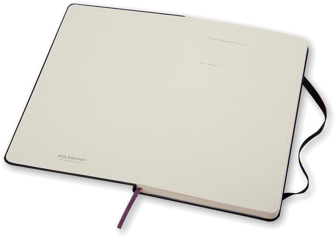 Moleskine notitieboek, ft 9 x 14 cm, gelijnd, harde cover, 192 bladzijden, zwart