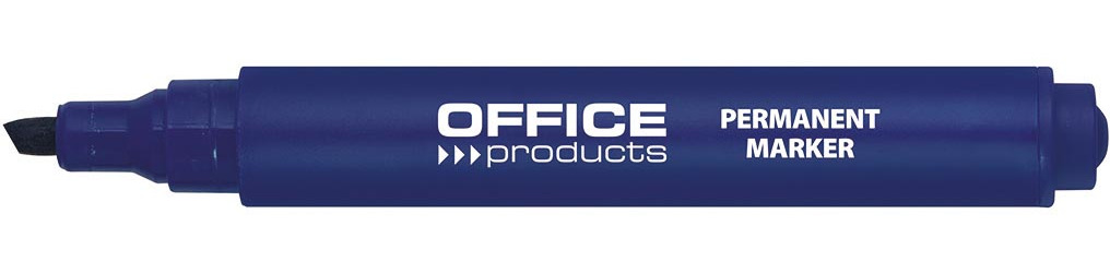 Office Products permanent marker blauw 1-5 mm beitelpunt waterbestendig