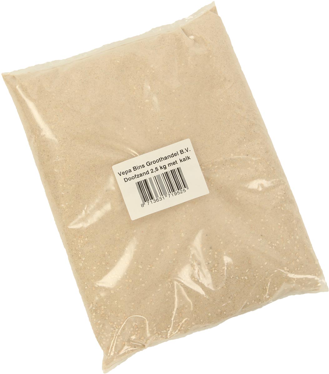 Doofzand voor asbakken 2,5 kg zand
