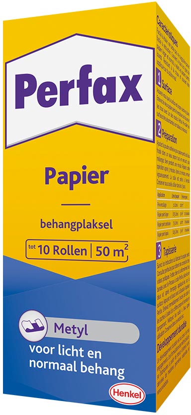 Perfax Metyl behangplaksel transparant 125 g